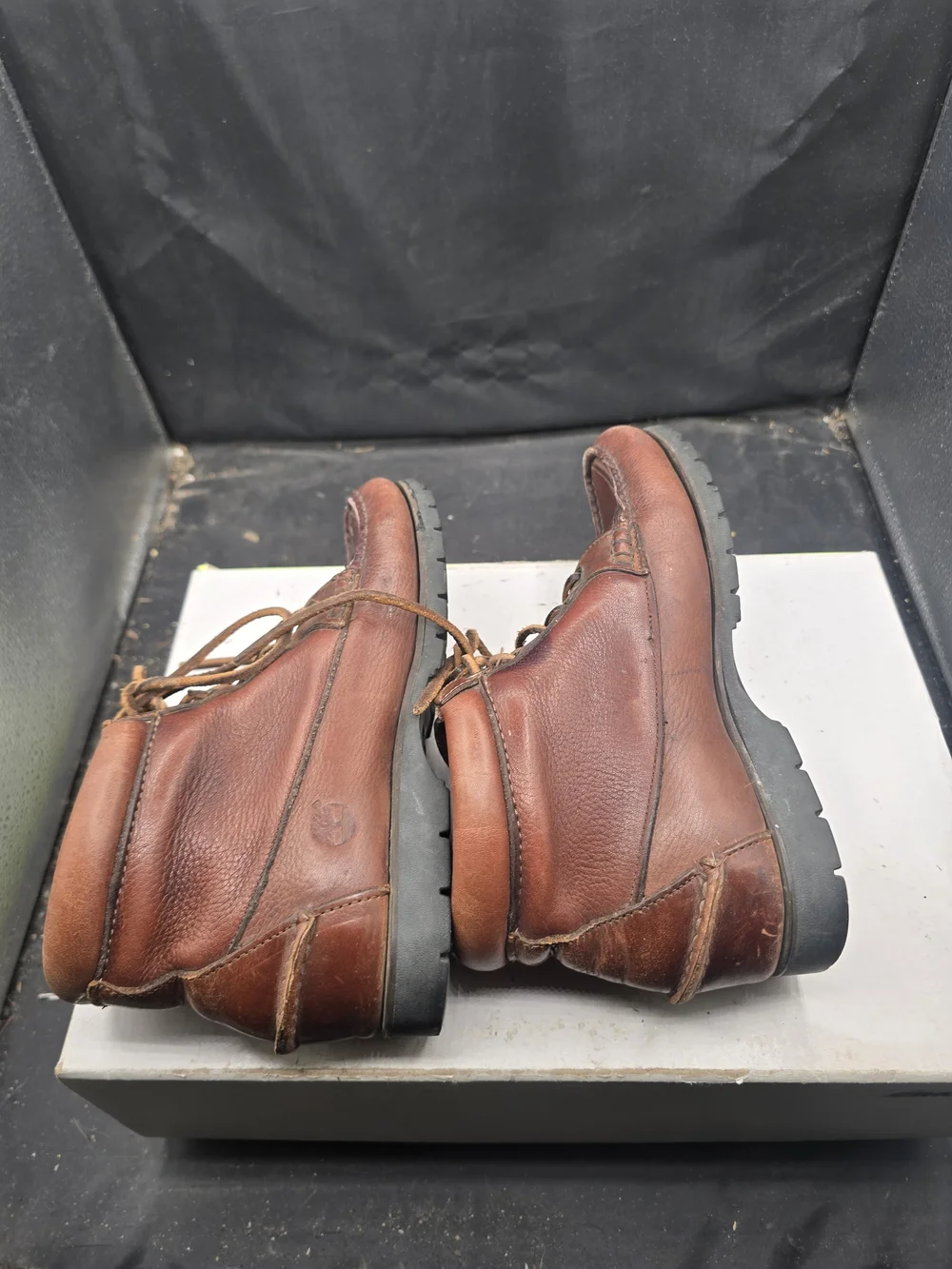 Timberland Brown Leather Chukka-Style‎ Lace Boots